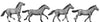 Horse, moving (28mm)