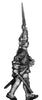 1756-63 Saxon Grenadier sergeant, marching with musket (28mm)