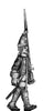 1756-63 Saxon Guard Grenadier sergeant, marching with musket (28mm)