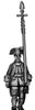 Dutch Officer, march-attack, coat with cuffs and lapels (28mm)