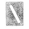20mm x 15mm, diagonal slot, textured (28mm)