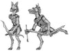 Anubis jackal warrior with bows (28mm)