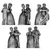 Victorian dancing couple (28mm)