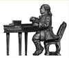 C. E. Bach at the clavichord (28mm)
