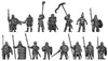 Beowulf and retinue (28mm)