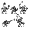 Winged, fezzed monkey command, angel wings (28mm)
