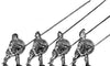 Macedonian pikeman, linen cuirass, front ranks (28mm)