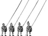Macedonian pikeman, un-armoured rear ranks (28mm)