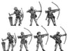 Archers firing and loading (28mm)