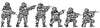 NATO Special Forces Frogmen without boat (28mm)
