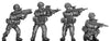 British firing, helmet - four figure set (28mm)