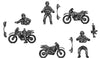 Australian Special Forces Pro-Tec helmet on trail bike (28mm)