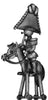 Toy Town Soldier General on horse (28mm)