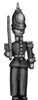 Toy Town Soldier officer in helmet at attention (28mm)