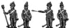 Horse Artilleryman chasseur coat firing gun casque infantry style (28mm)