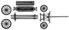 Caisson würtz wagon (no horses or crew) (28mm)