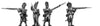 Grenadier, casque, regulation uniform, firing & loading (28mm)