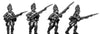 Russian Fusilier, coat - no lapels, advancing (28mm)
