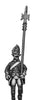 Russian Fusilier NCO, coat - no lapels, halberd, marching (28mm)