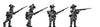 Jager in Tyrolean hat with musket skirmishing (28mm)