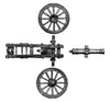 Austrian 3-pdr gun with equipment (28mm)