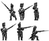 French Light Infantry skirmishing deal Early green uniform (28mm)