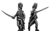 French Light Infantry skirmishing deal Early green uniform (28mm)