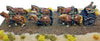 German Limber - six horses, five crew figures and limber (28mm)