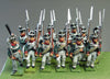Musketeer/Jager, march attack (18mm)