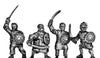 Abyssinian Infantry with sword and shield (15mm)