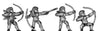 Amazonian Indians, long hair (15mm)