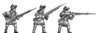 Continental Infantry in Hunting shirt, firing & loading (18mm)
