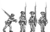 British Battalion in Tricorne - American War of Independence (18mm)