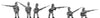 Light Infantry, skirmishing (18mm)