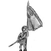 93rd Highlander Standard Bearer, with separate cast flag (18mm)