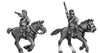 Scots Horse in bonnet w/pistol in action (18mm)
