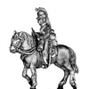 Heavy Dragoon Trumpeter, in helmet (18mm)
