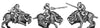 Orc fell beast rider with lance (18mm)