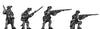 Russian Musketeer, winter uniform, firing and loading (18mm)