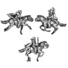 Wood Elf mounted with sword (18mm)