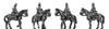 Spanish Dragoon, sword drawn (18mm)