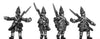 British Grenadiers in mitre, throwing grenades (18mm)