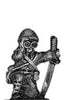 Japanese infantry officer in helmet kneeling (15mm)