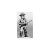 Trooper dismounted standing, hat (15mm)