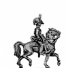 Dragoon, cocked hat, sword sheathed (18mm)