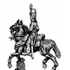 Dragoon officer, watering cap, overalls (18mm)