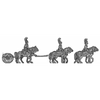 Horse artillery light limber team (18mm)