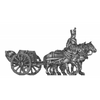 Foot artillery small caisson (Troika) team (18mm)