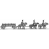 Foot artillery large caisson team (18mm)