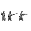 Musketeer, shako, greatcoat, skirmishing (18mm)